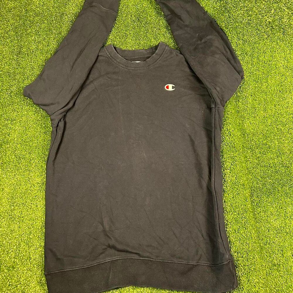 Champion Men's Black and Navy Sweatshirt